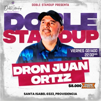 Dron Juan Ortiz en Doble Standup