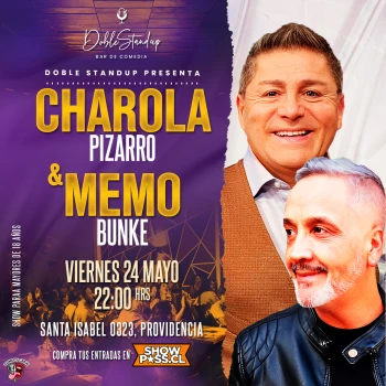 Charola Pizarro y Memo Bunke