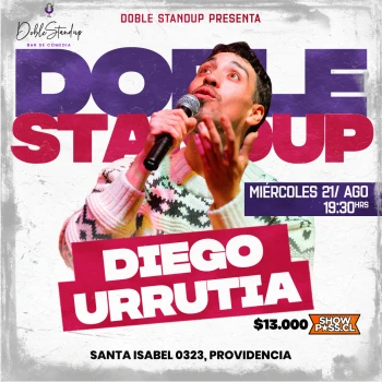 Diego Urrutia en Doble Standup