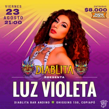 Luz Violeta en Diablita Bar de Copiapó